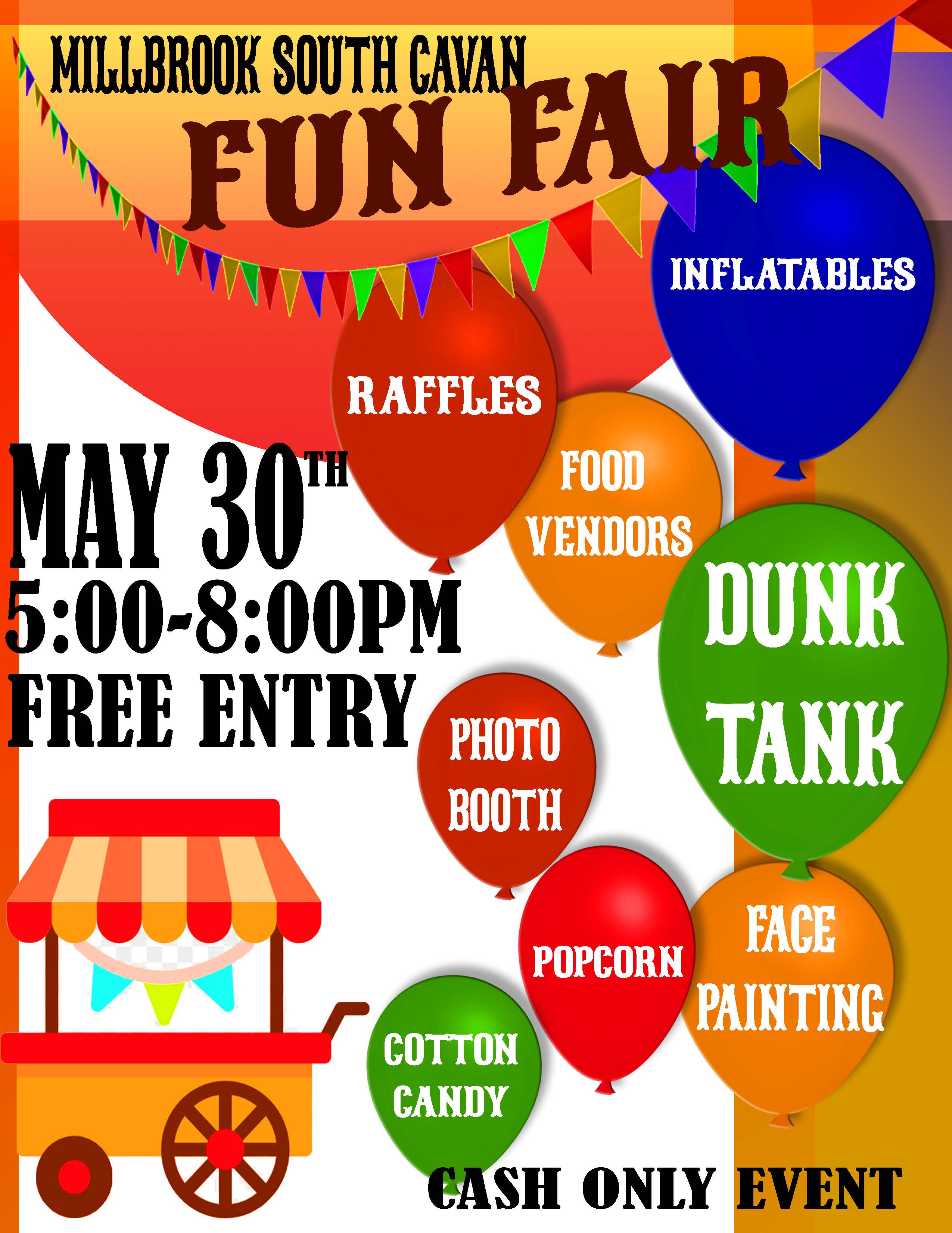 Annual Millbrook South Cavan Fun Fair coming soon